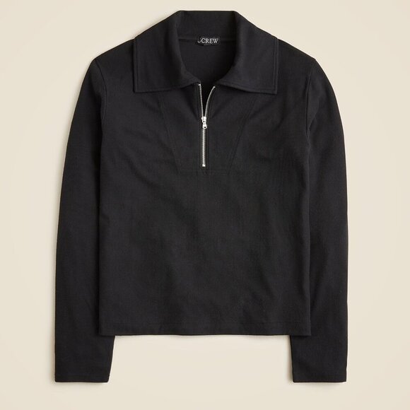 J. Crew Tops - J. Crew Soft rib quarter-zip top Size Medium